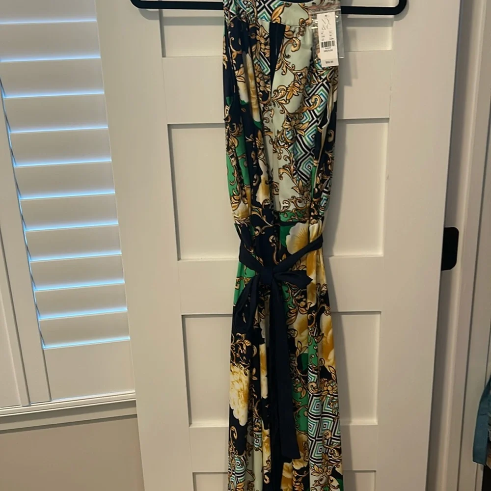 New York & Company stretch long evening dress - Picture 1 of 10
